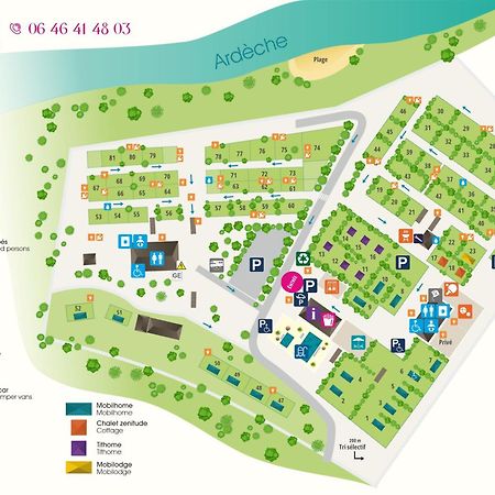 Camping Le Coin Charmant Chauzon Luaran gambar