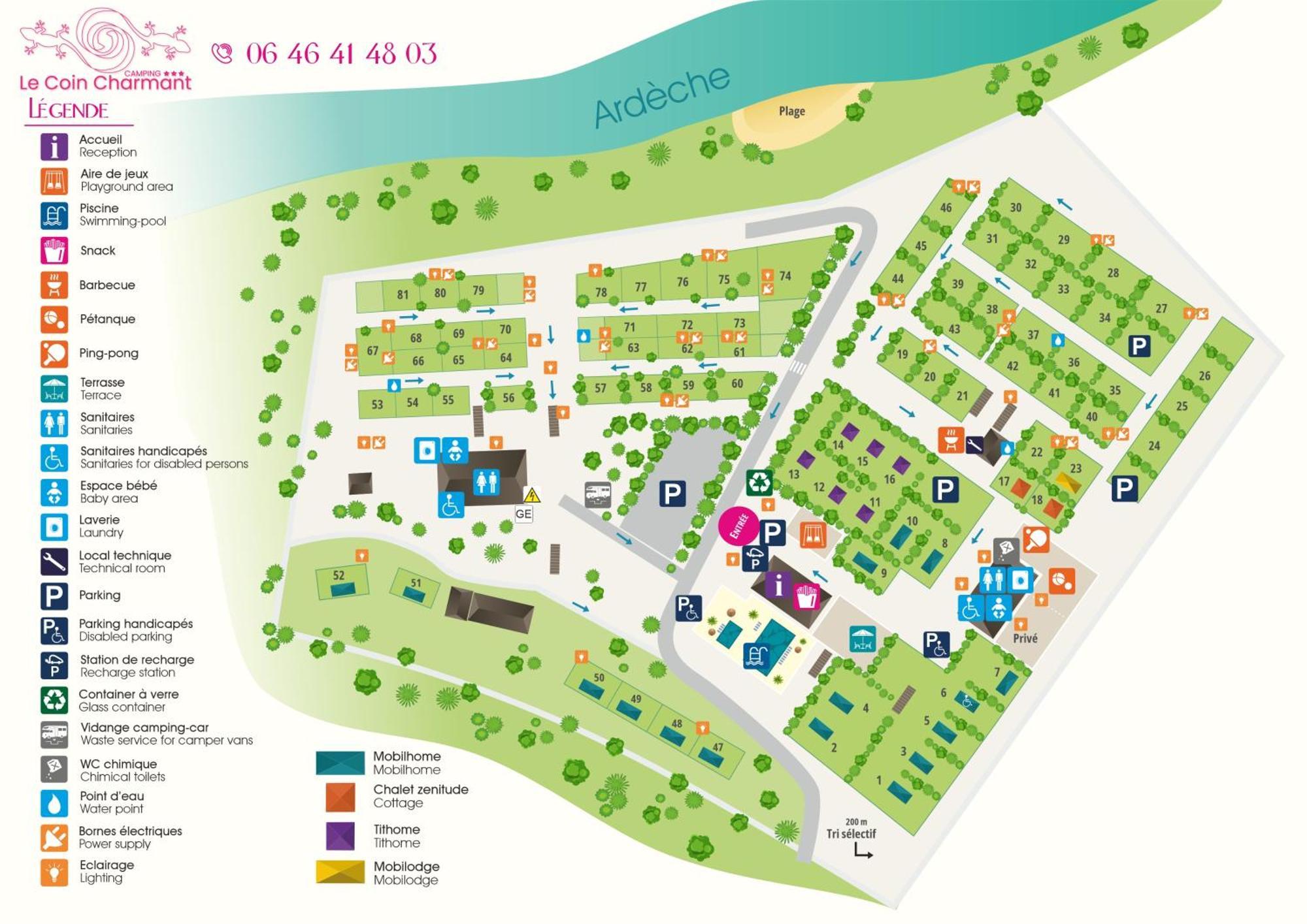 Camping Le Coin Charmant Chauzon Luaran gambar