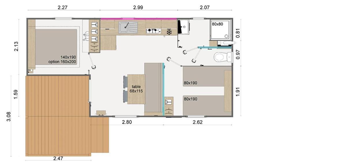Camping Le Coin Charmant Chauzon Luaran gambar